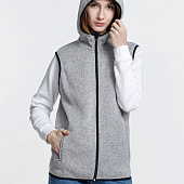 Жилет с капюшоном унисекс Gotland, серый