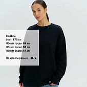 Свитшот оверсайз унисекс Omnifit, черный