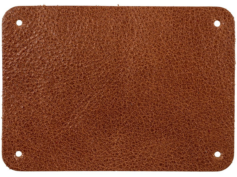 Лейбл кожаный Beta, XL, горчичный