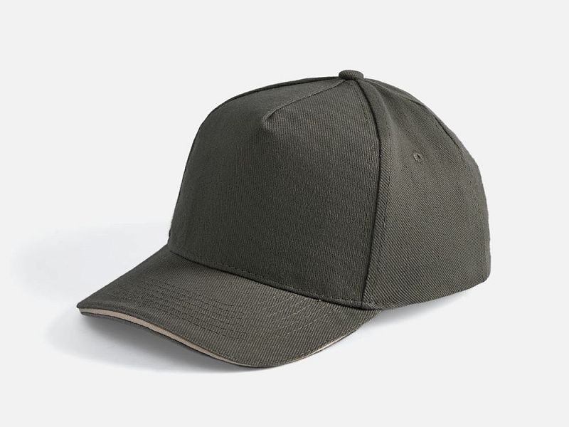 Бейсболка Long Beach, хаки с бежевым