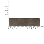 Лейбл кожаный Pasek, S, серый