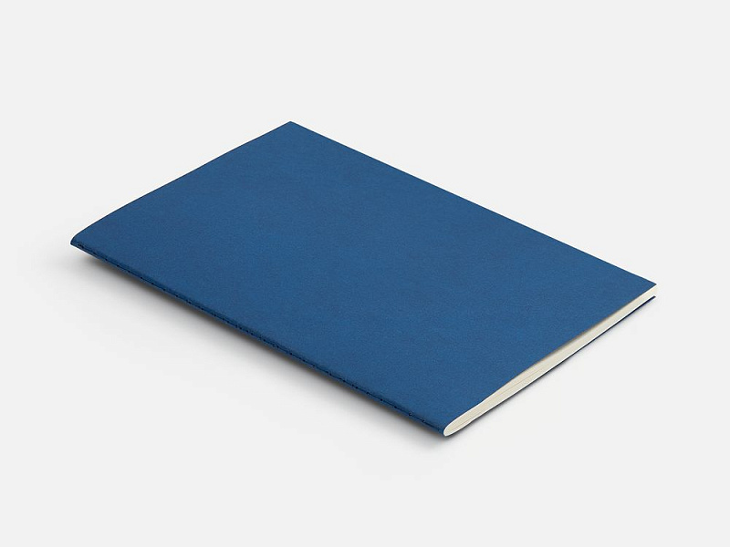 Блокнот Marco в клетку, синий