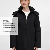 Куртка-парка унисекс Sfera, черная