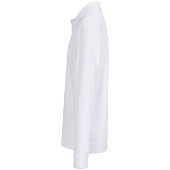 Рубашка поло унисекс с длинным рукавом Pacific LSL, белая