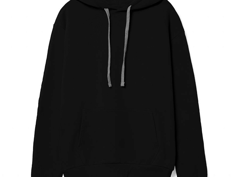 Толстовка с капюшоном Unit Kirenga Heavy, черная