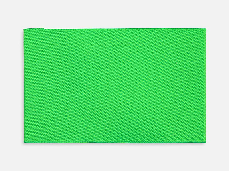 Лейбл тканевый Epsilon, XL, зеленый неон