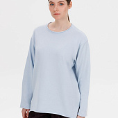 Лонгслив унисекс Siluetti Fuori, светло-голубой