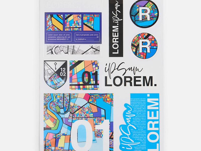 Наклейки UV-DTF Sticker Pack на заказ, L