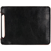 Портмоне Arrival, черное с красным