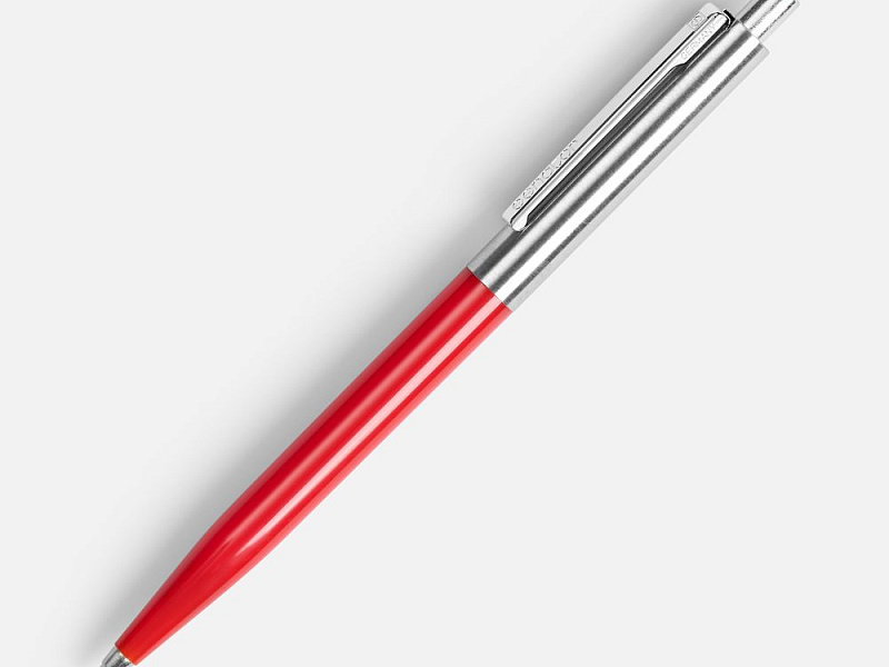 Ручка шариковая Senator Point Metal, ver.2, красная