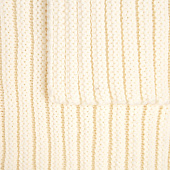 Плед Quill, белый (молочный)