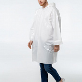 Дождевик-плащ CloudTime, белый