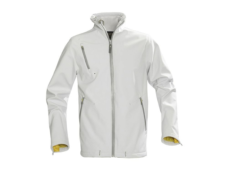 Куртка софтшелл мужская Snyder, белая
