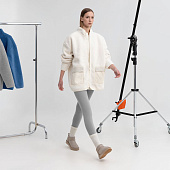 Куртка унисекс Oblako, молочно-белая