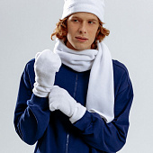 Шапка Fleecy, белая