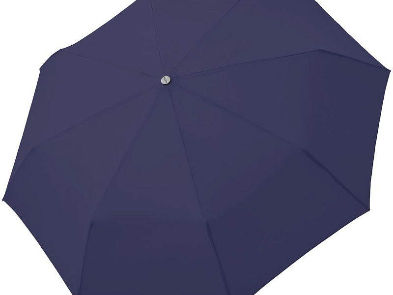 Зонт складной Carbonsteel Magic, темно-синий