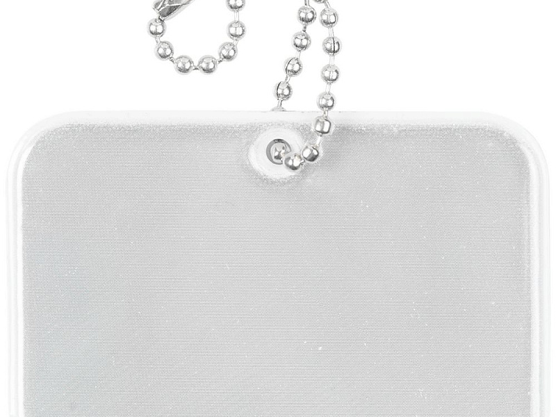 Светоотражатель Spare Care, прямоугольник, серебристый