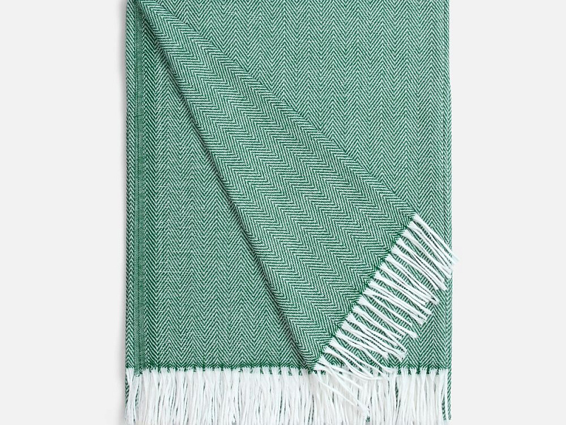 Плед «Гирвас», зеленый