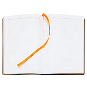 Ежедневник Bookmark, недатированный, черный с оранжевым