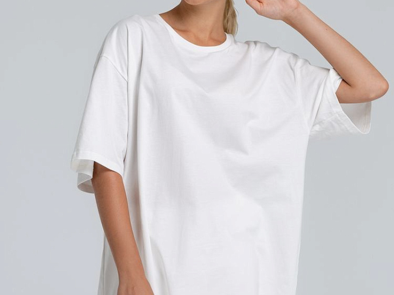 Футболка оверсайз «Чистая соль», молочно-белая