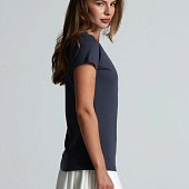 Футболка женская T-bolka Lady, темно-серая (графит)