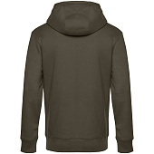Толстовка с капюшоном унисекс King, хаки