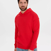 Худи оверсайз унисекс Outshine, красное