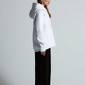 Толстовка унисекс оверсайз Zippy, белая