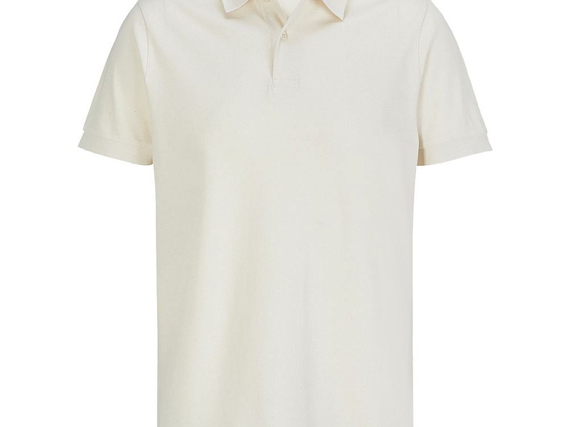 Рубашка поло унисекс Pacific, светло-бежевая (неокрашенная)