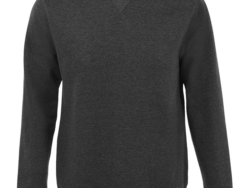 Толстовка унисекс Sully, черный меланж