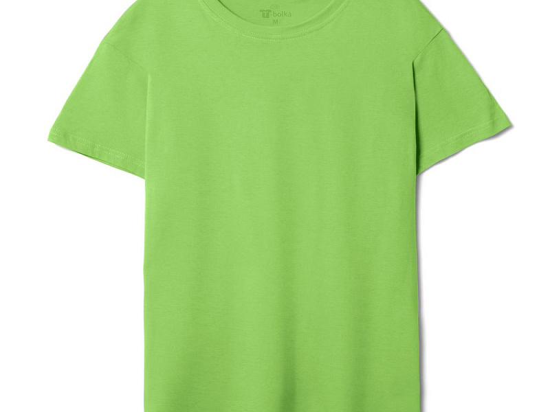 Футболка унисекс T-bolka 140, зеленое яблоко