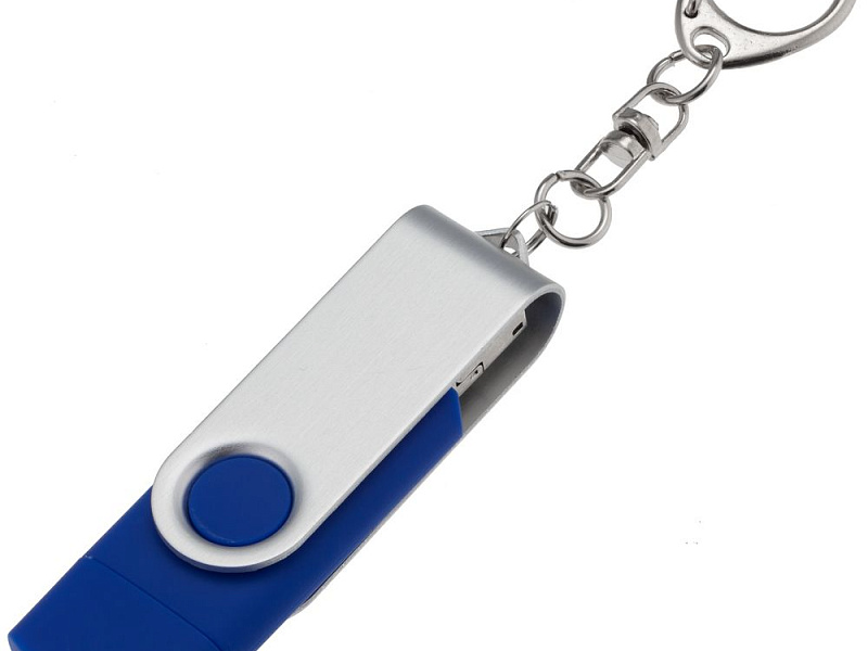 Флешка Trio Twist, синяя, 32 Гб