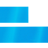 Лента сатиновая Satin 35 XXL, голубая, 240 см