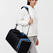 Спортивная сумка Fitnext, черная с синим