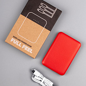 Внешний аккумулятор Uniscend Full Feel Type-C 5000 мАч, красный