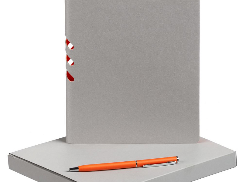 Набор Flexpen, серебристо-оранжевый