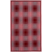 Плед Duotone, красный с белым