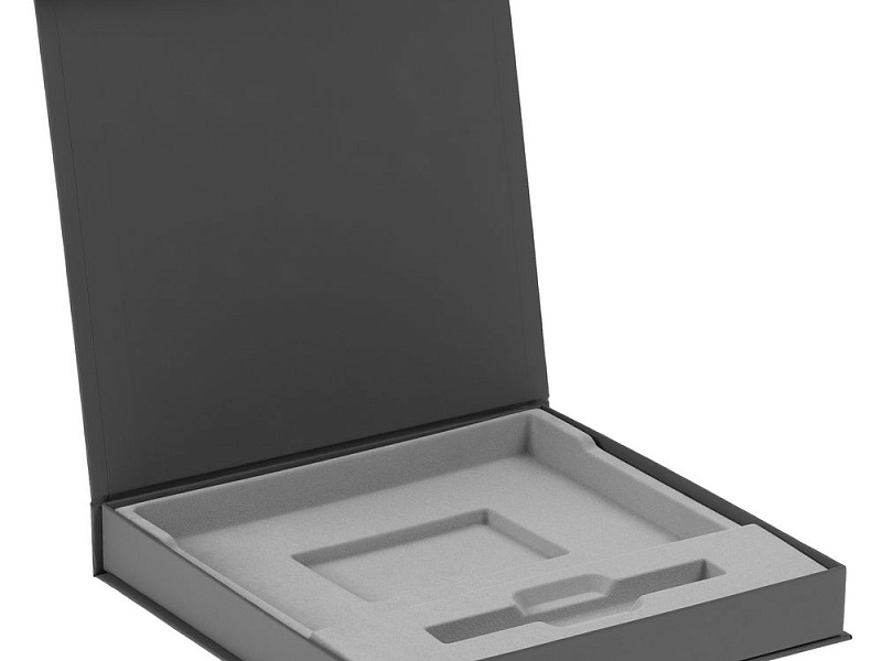 Коробка Memoria с ложементом под ежедневник и ручку, ver. 2, серая