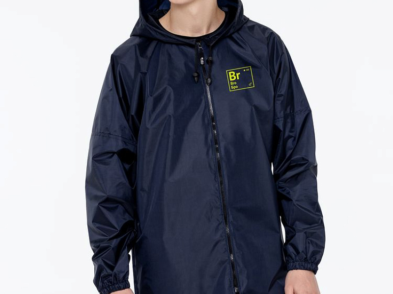Дождевик «Бро», темно-синий