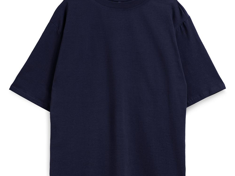 Футболка оверсайз Slope, кобальт (темно-синяя)