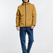 Куртка с капюшоном унисекс Gotland, горчичная