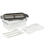 Ланчбокс Hard Work, серый