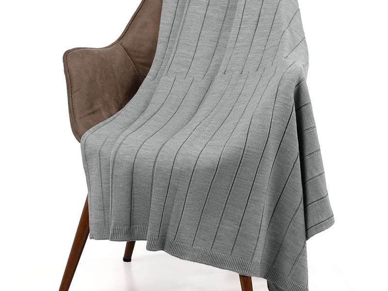 Плед Bambolay, светло-серый