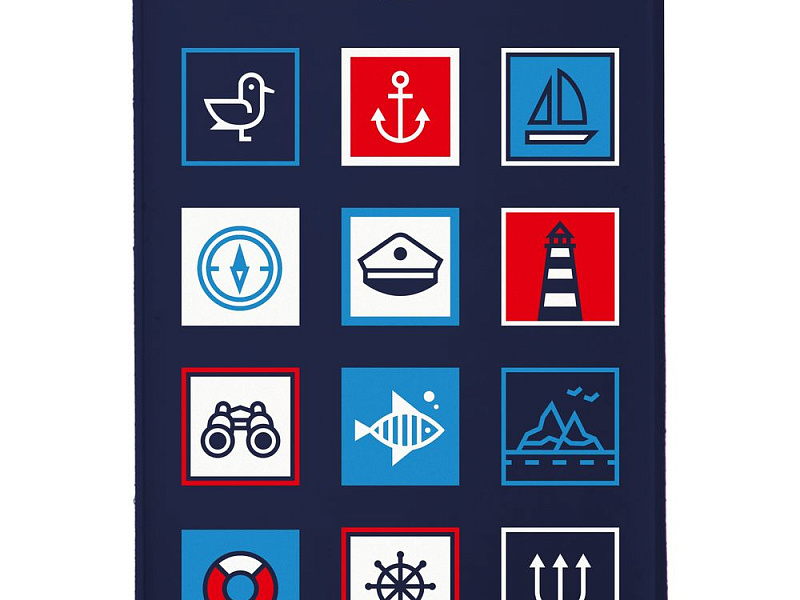 Чехол для карточки Industry, морской