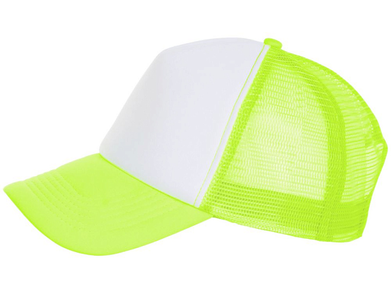 Бейсболка Bubble, желтый неон с белым