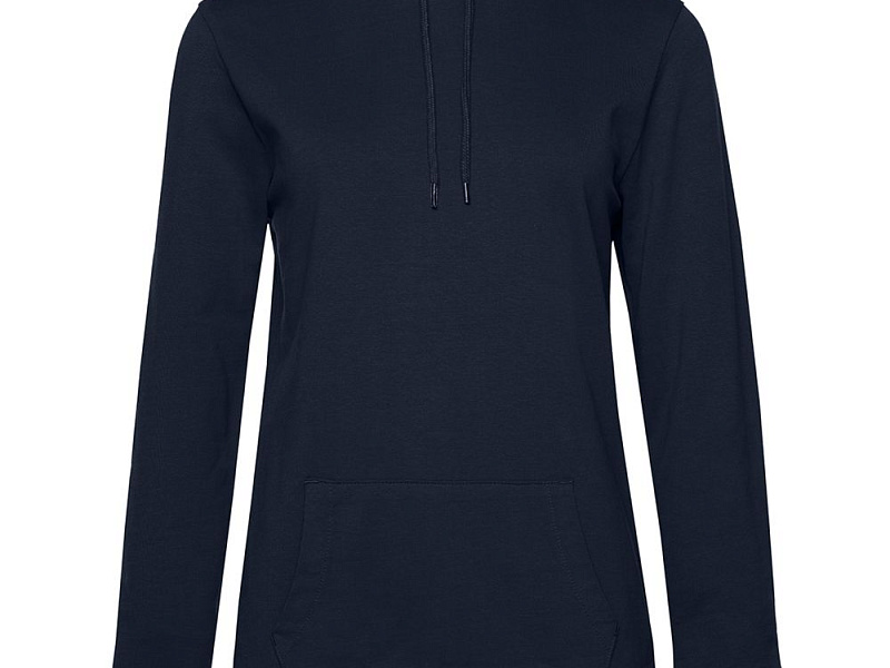 Толстовка с капюшоном женская Hoodie, темно-синяя