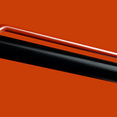 Шариковая ручка GrafeeX в чехле, черная с красным