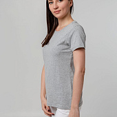 Футболка женская T-bolka Stretch Lady, серый меланж