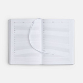 Ежедневник Nebraska, недатированный, белый