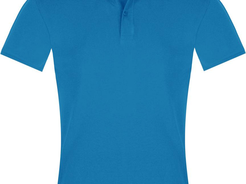 Рубашка поло мужская Perfect Men 180 бирюзовая